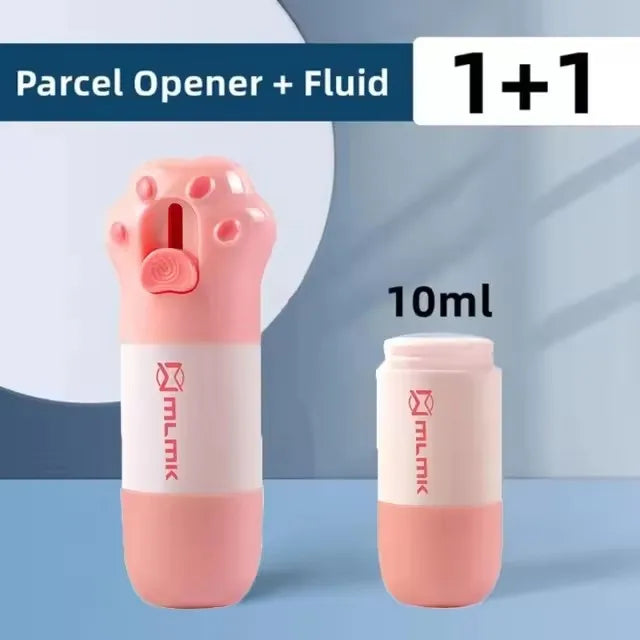 Thermal Paper Correction Fluid with Unboxing Knife Portable Durable Thermal Paper Data Identity Protection Fluid Eraser
