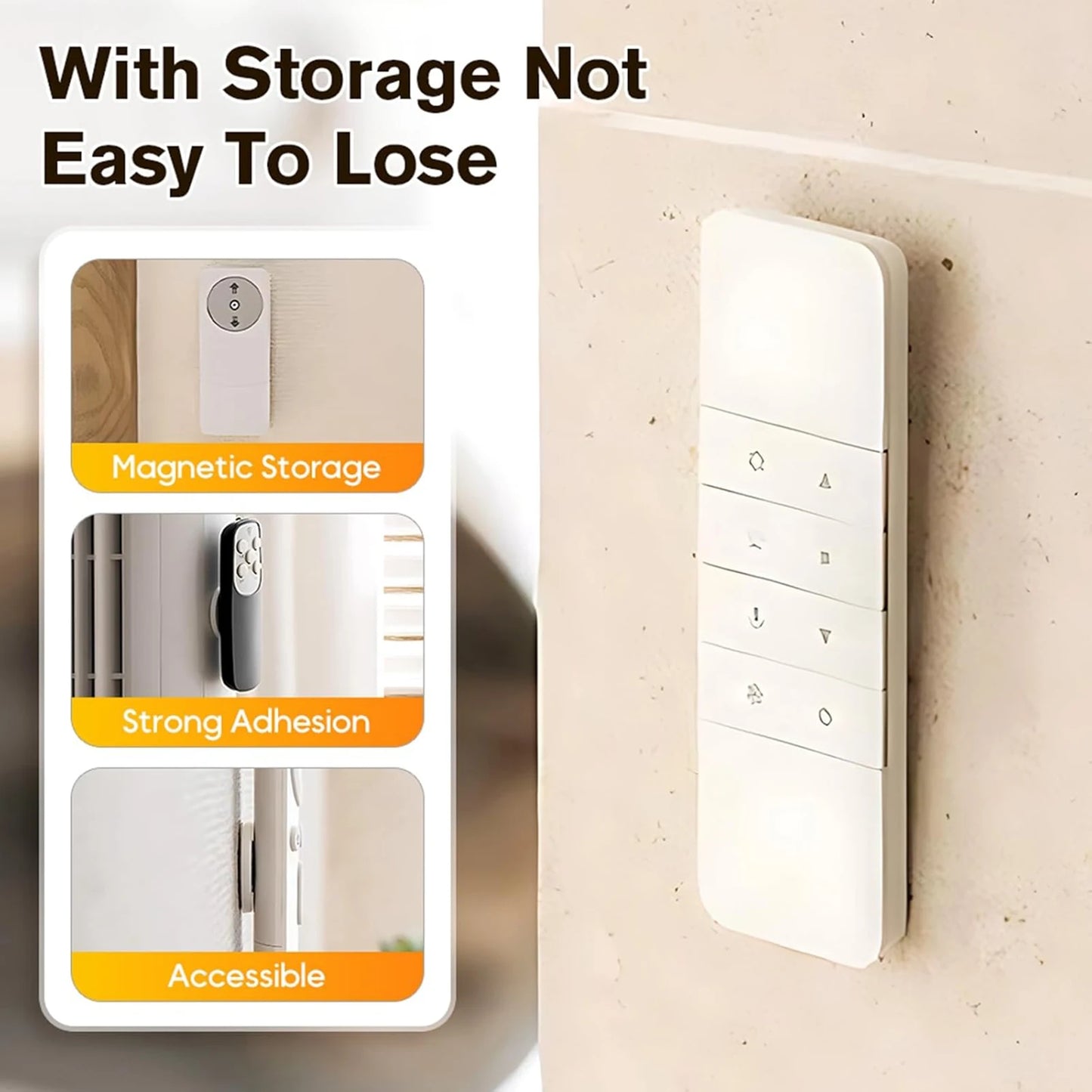 Magnetic Hook Wall Mount Strong Magnet Self Adhesive Holder for Fridge Sticker Remote Control Storage Holder Home Organizer Hook