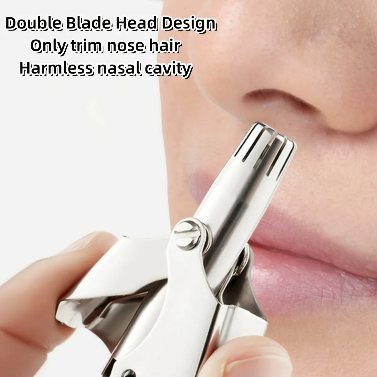 Washable Portable Ear Hair Trimmer Cleaning Without Rusting Painless Nose Hair Trimming Men'S Portable Electric Shaver Low Noise