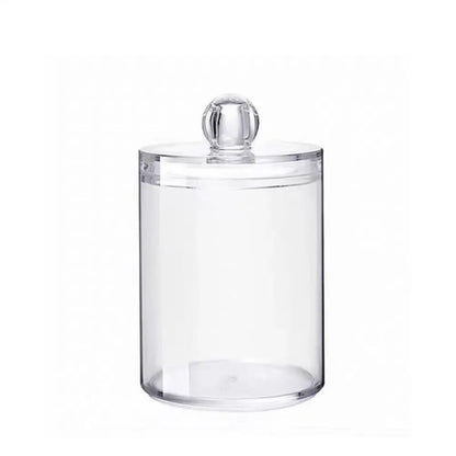 1pcs Acrylic Cotton Swab Makeup Organizer Cosmetics Storage Box Portable Make Up Cotton Pad Holder Container Storage Case