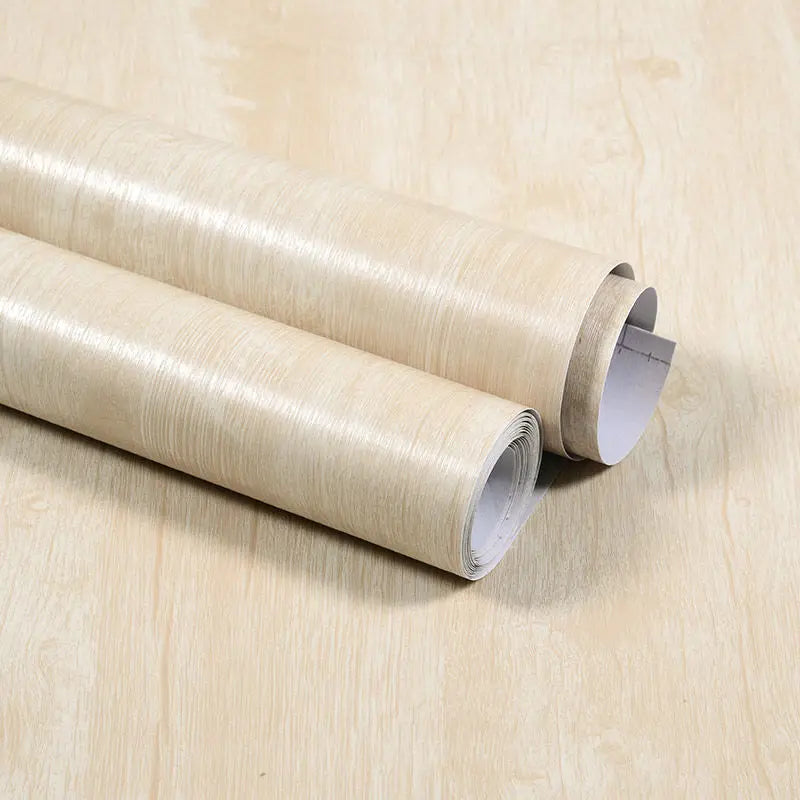 Vinyl Self-adhesive Waterproof Wood Wallpapers Wall Stickers for Wall in Rolls Furniture Renovation Film Bedroom Home Decor PVC