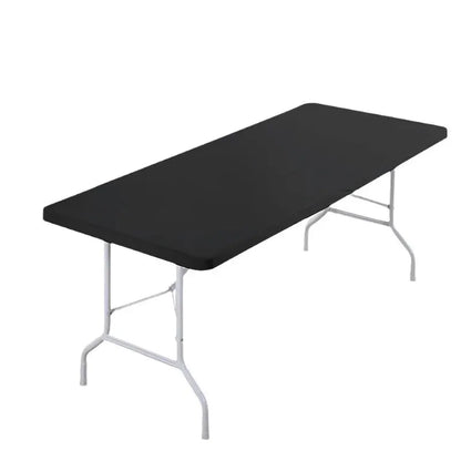1pc Washable Rectangular Tablecloth for Outdoor Parties and Camping- Foldable, Elastic and Fitted - 4ft/6ft Size Fabric for Home