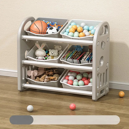 Household Baby toy large capacity storage cabinet Multi functional classification and sorting storage box