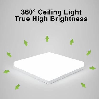 LED Ceiling Lights Square Neutral Light 16W 34W Interior Home Decor Simple Ceiling Lighting Bathroom Bedroom Kitchen Living Room