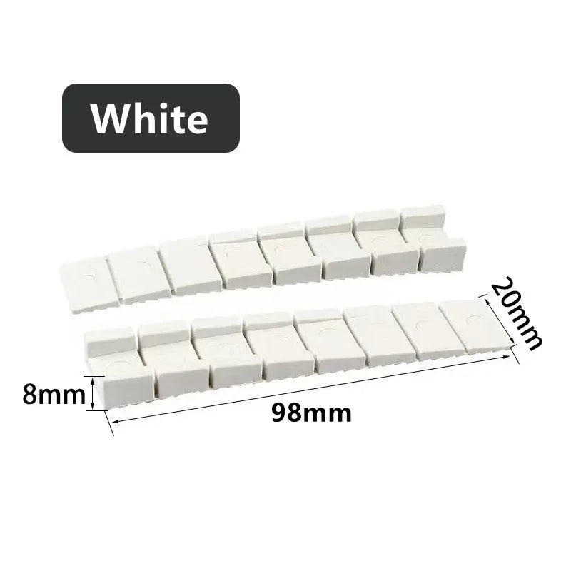 New 10Pcs Furniture Plastic Shims For Leveling Weight Capacity Composite Wedges Shims Levelers Furniture Leveling Shims