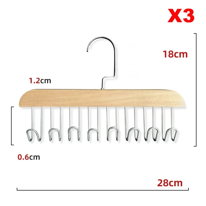1pc/3pcs Multi-functional Women Storage Bra Hanger Sturdy Durable Home Wardrobe Organizer for Men Tie Belt Women Bra Sling