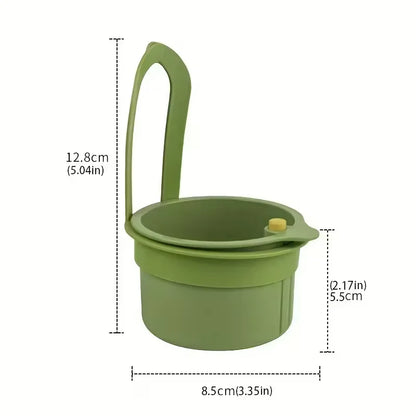Creative Sink Hanging Strainer Basket Openable Bottom Cover Detachable Kitchen Garbage Filter Multifunctional Quickly Drain