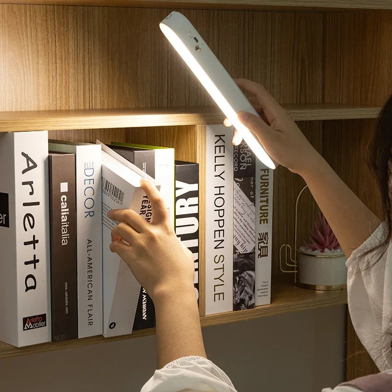 Magnetic LED Night Light Desk Lamp USB Rechargeable Dimming Table Lamp Computer Study Office Reading Stand Light for Bedroom