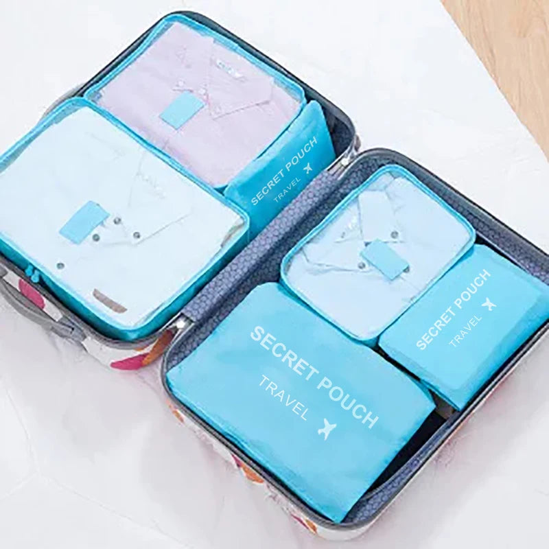 6 Pcs Travel Luggage Storage Bags, Versatile Lightweight Storage Pouch, Dustproof Duffle Bag