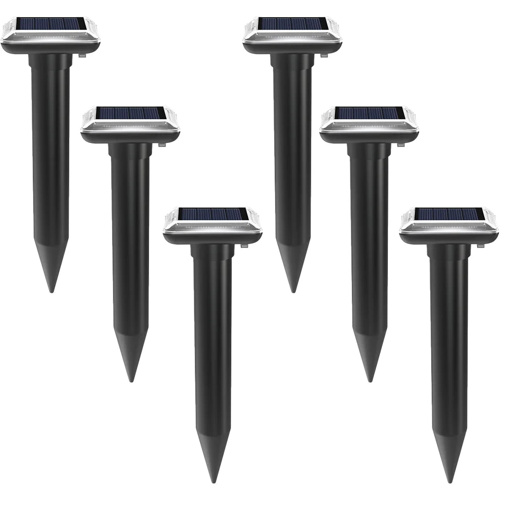 Outdoor solar-powered rat repellent P66 waterproof, suitable for courtyards, gardens, and farms
