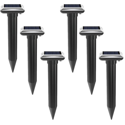 Outdoor solar-powered rat repellent P66 waterproof, suitable for courtyards, gardens, and farms