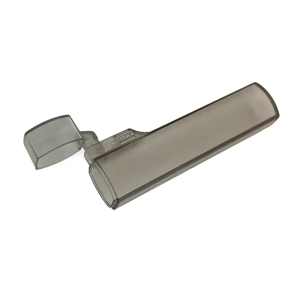 Portable Toothpick Case 1/2pcs Plastic Kitchen Restaurant Supplies for Outdoor Travel Transparent Clear Toothpick Storage Case