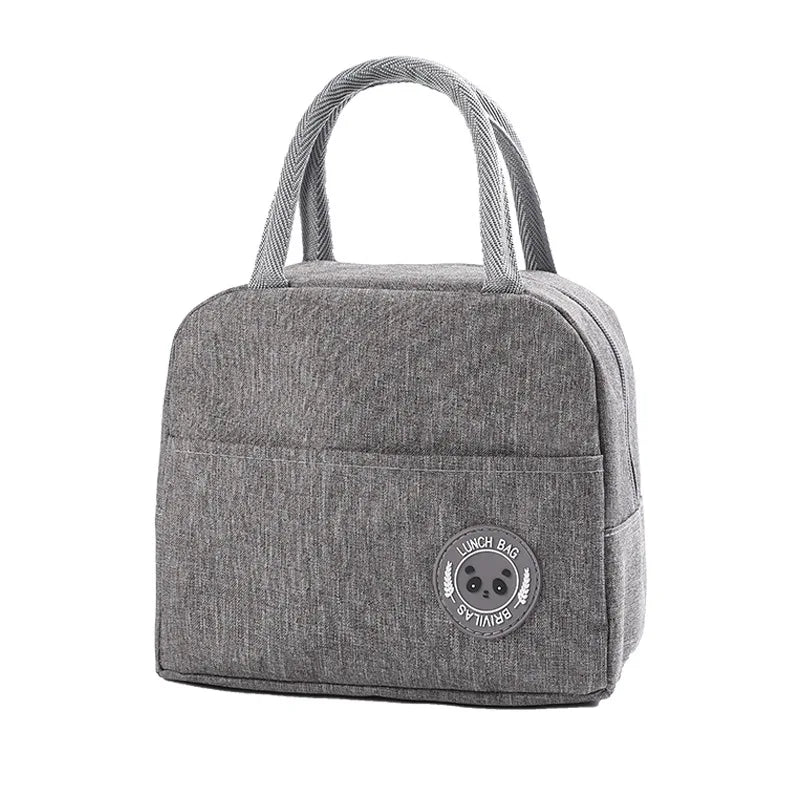 Portable Oxford Lunch Bags Fresh Cooler Pouch For Office Students Convenient Lunch Box Food Container Bag