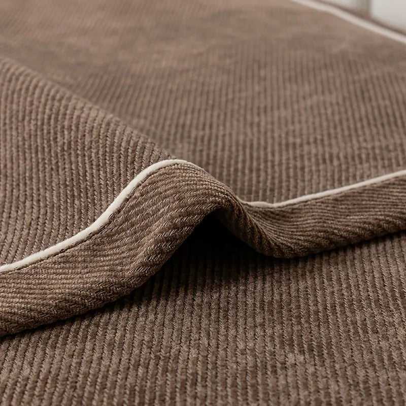 [Heavy Non-Slip Sofa Protector Classic] Luxurious Chenille Sofa Cover with Decorative Stitching - Thick, Sofa Towel