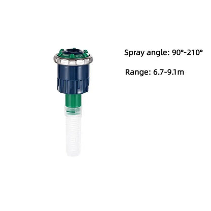 1Pc Adjustable Ray Jet Nozzle Sprinkler with 90-210/360 Arc 2.5-9.1m Range for Garden Lawn Irrigation Rotary Sprinkler