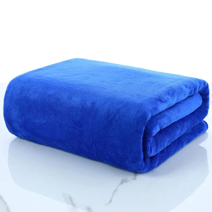 A big towel Beauty salon adult thickening large bath towels that soft absorb water do not shed hair multi-purpose micrmicrofiber