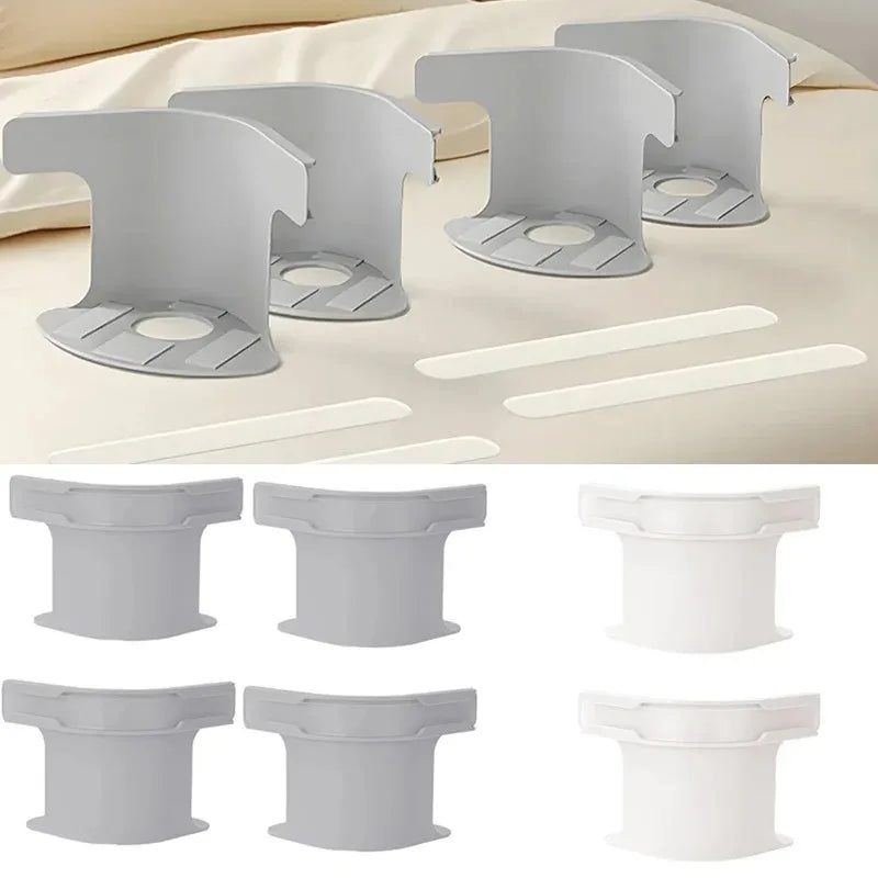 Universal Non-Slip Bed Sheet Clips Corner Tightener Invisible Secure Holder for Mattress And Quilt Cover Bedspread Clamp