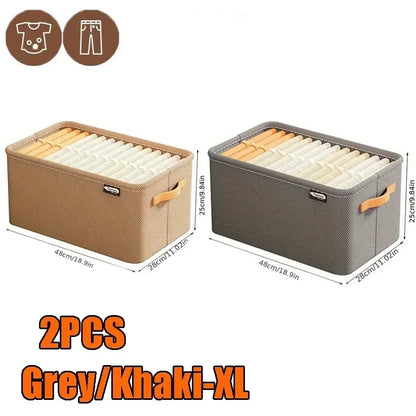 Thicken Clothes Organizer Pants Sweater Storage Cabinets Drawers Organizer Jeans Storage Box Wardrobe Clothes Storage Organizers