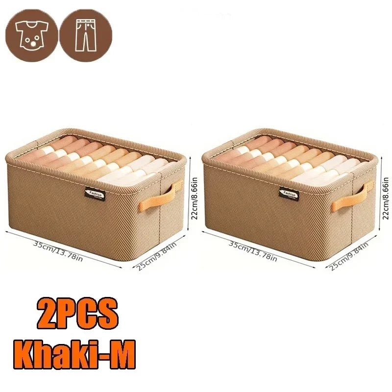 Thicken Clothes Organizer Pants Sweater Storage Cabinets Drawers Organizer Jeans Storage Box Wardrobe Clothes Storage Organizers