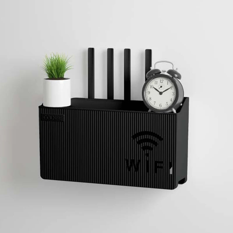 Router Storage Rack TV Set-top Storage Box closet organizer organizer box