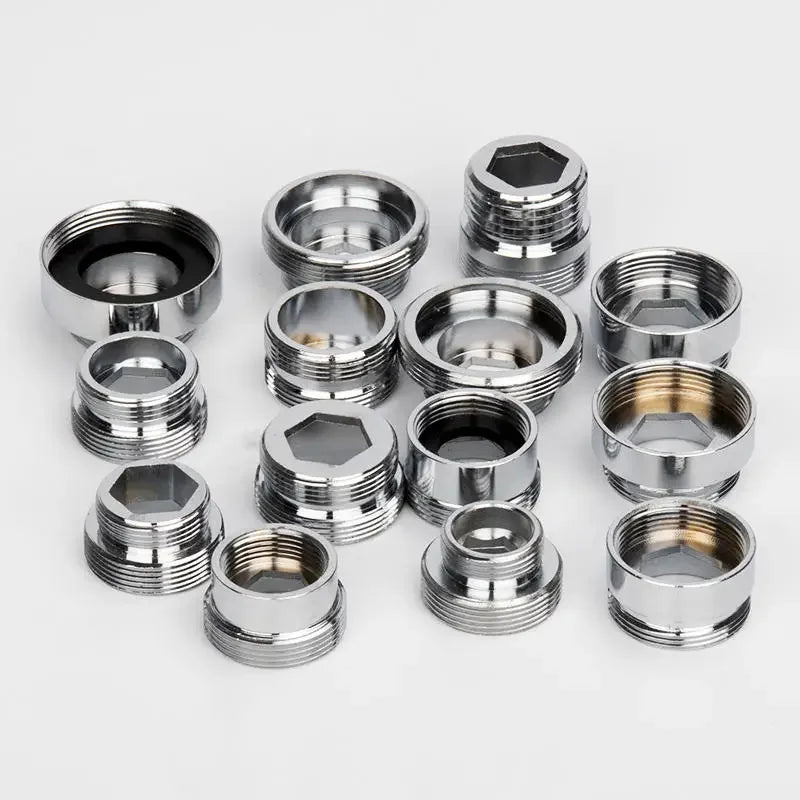 1Pcs Lots M22 to M20 M18 M28 Thread Stainless Steel Connectors Faucet Joints Kitchen Water Tap Adapter Water Purifier Accessory