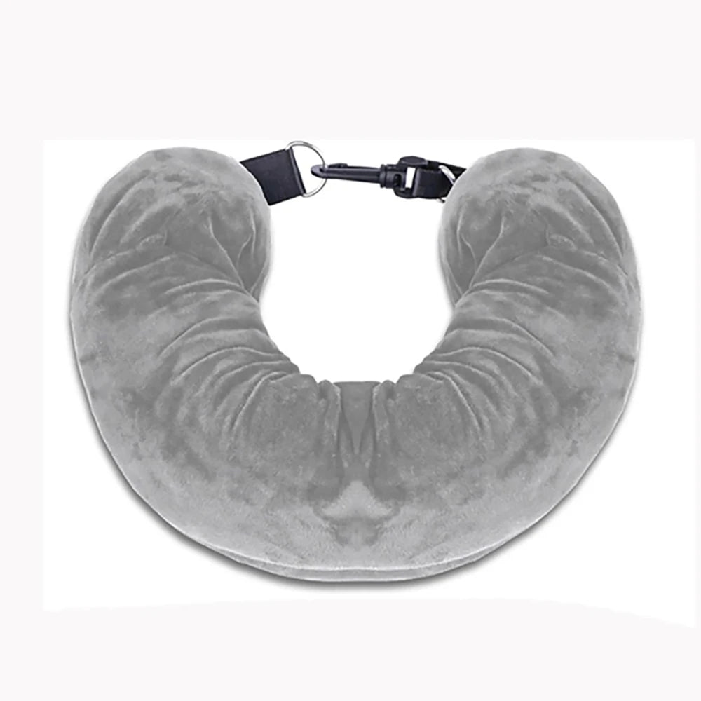 Fillable Travel Neck Pillow Stuff With Clothes Pillowcase Storage Lycra Fabric Waterproof Carry Portable Travel Bag Pillow