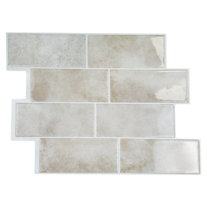 1Pcs New Self-adhesive 3D Wall Tile PVC DIY Wall Sticker Multifunction Waterproof Peel and Stick Wallpaper Home Decor