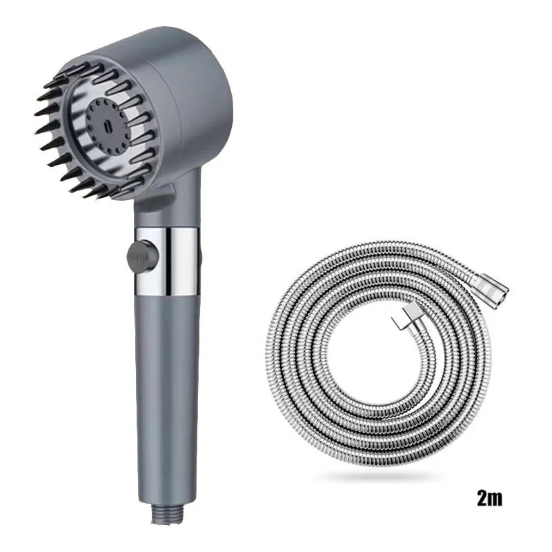 Three Speed Adjustment Bathroom Supplies Head Massage Portable Shower Filter Showers for Bathroom Accessories Showerhead Items
