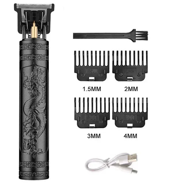 Professional T9 Hair Clipper For Mens USB Fast Rechargeable Beard Care Tools Provide Comfortable Precise Shaving Hair Trimmer