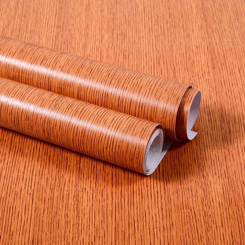 Vinyl Self-adhesive Waterproof Wood Wallpapers Wall Stickers for Wall in Rolls Furniture Renovation Film Bedroom Home Decor PVC