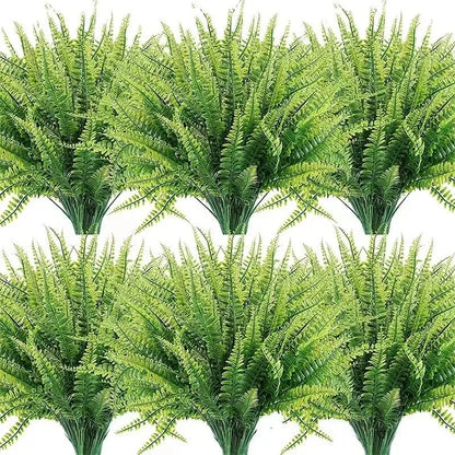 2PCS Artificial Persian Fern Leaf Bundle Nordic-Style Green Plant Decor Home Decor Scenery Accent Grass