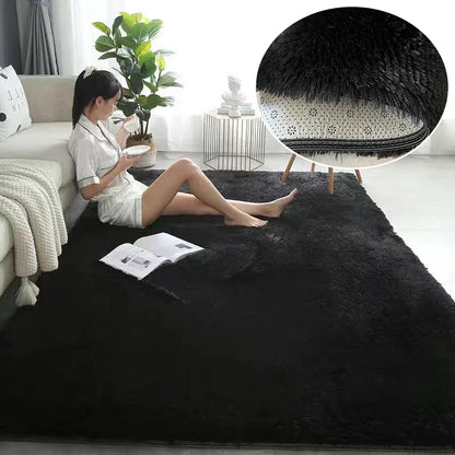 Clearance_VIKAMA Fall and Winter Tie-dye Shaggy Carpet Home Living Room Bedroom Sofa Cushion Coffee Table Cushion Bedside Rug Ca