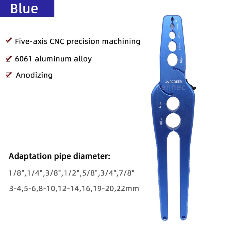 Copper Tube Repair Pliers Compound Rounder and Flat Folded Tube Repairing Round Pliers Tool Versatile Repairing Plier