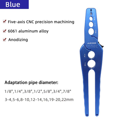 Copper Tube Repair Pliers Compound Rounder and Flat Folded Tube Repairing Round Pliers Tool Versatile Repairing Plier