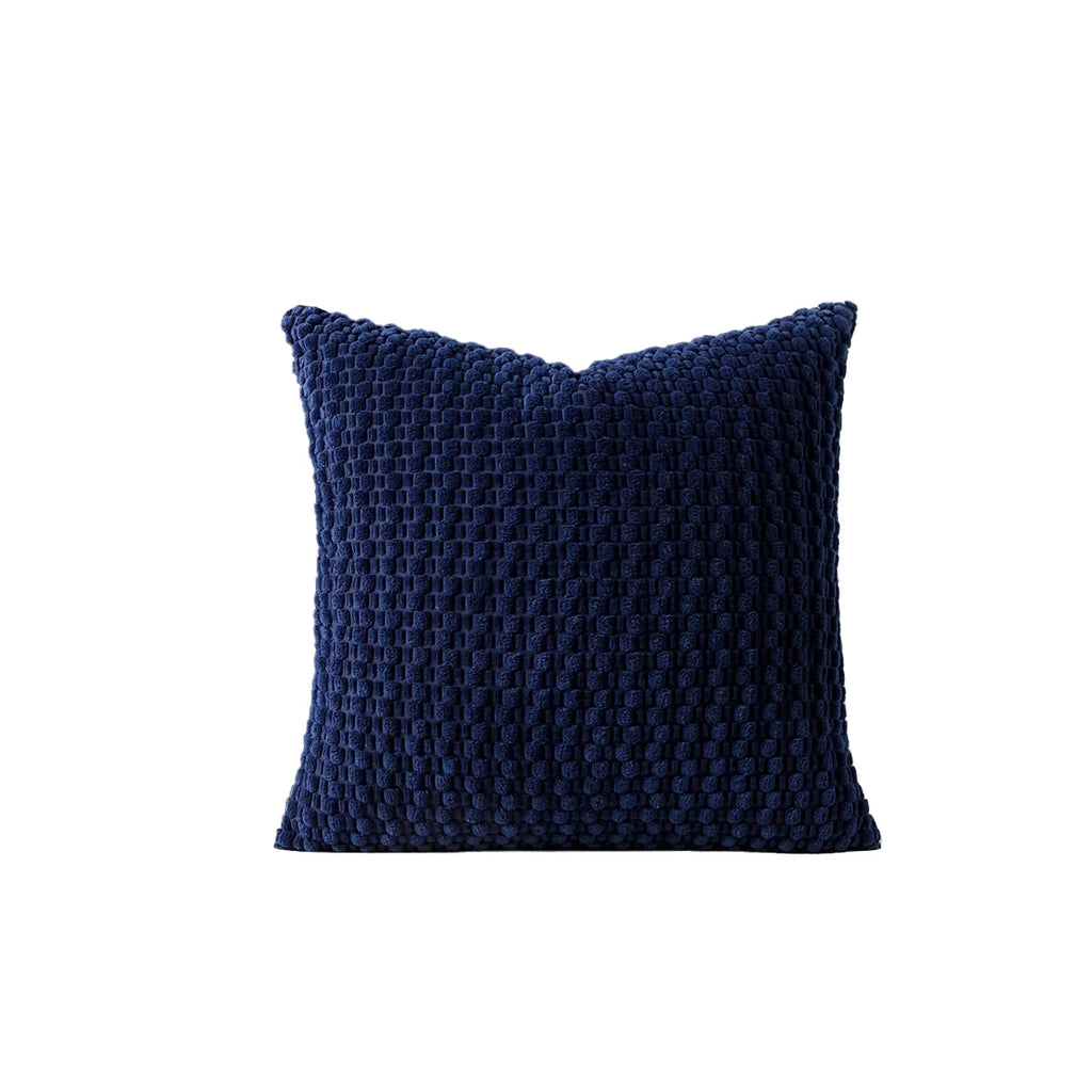 1pc Soft Boho style modern double-sided design pillows cover, Farmhouse Neutral Decorative Home Decor Striped Corduroy Square