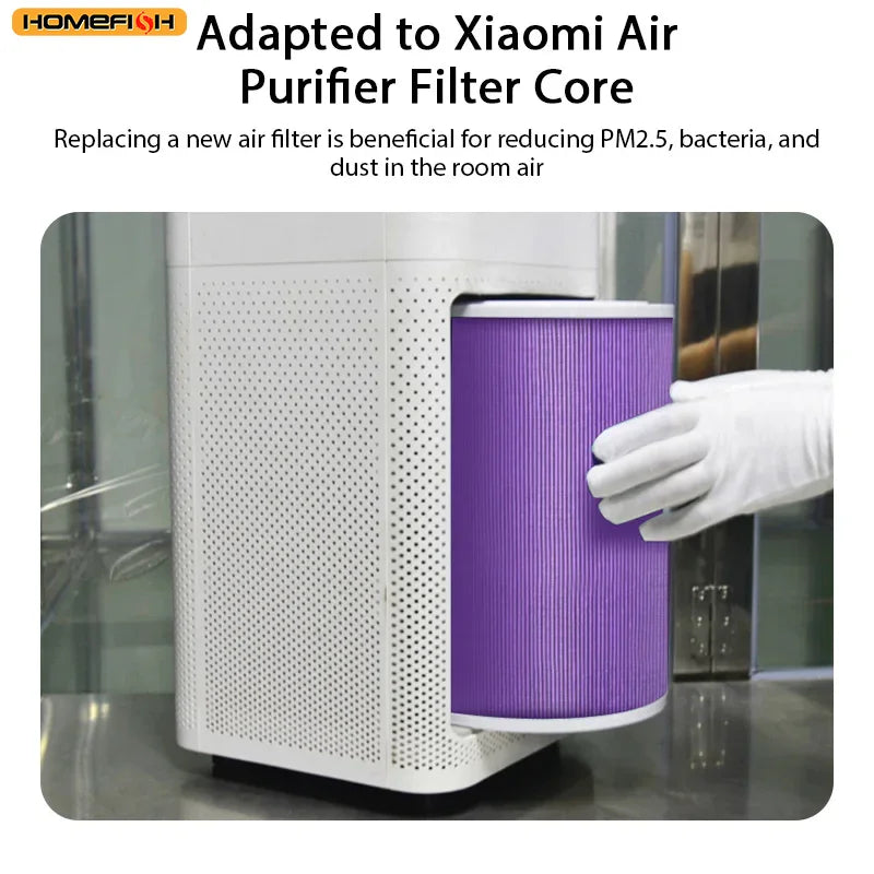 HOMEFISH Air Filter For Xiaomi Air Purifier Pro/1/2/3/2H/2C/2S/3H/3C Filter Carbon Haze Anti Bacteria Formaldehyde Air Purifier