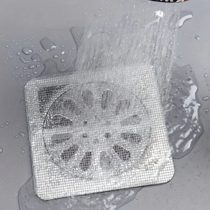 Disposable Hair Drain Catcher Mesh Anti-blocking Filter Floor Drains Sticker Shower Cover Kitchen Bathroom Sink Strainer Stopper