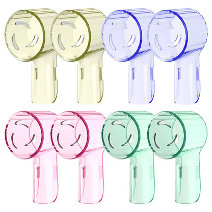 Toothbrush Dustproof Covers Caps Compatible with Braun Oral B Replacement Heads & iO Series Electric Toothbrush Head Protector