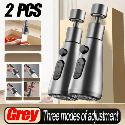 3 In1 Kitchen Replaceable Faucet Sprayer Nozzle ABS Durable Water Tap Water Basin Sink Shower Spray Head Multifunctional Hydrant