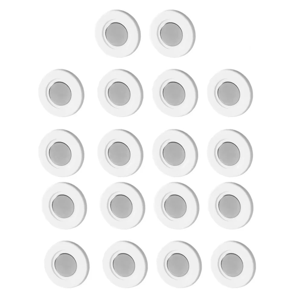 3-24pcs Magnetic Remote Control Holder Air Conditioning Remote Control Wall Storage Magnetic Hook Non Perforated Magnetic Buckle
