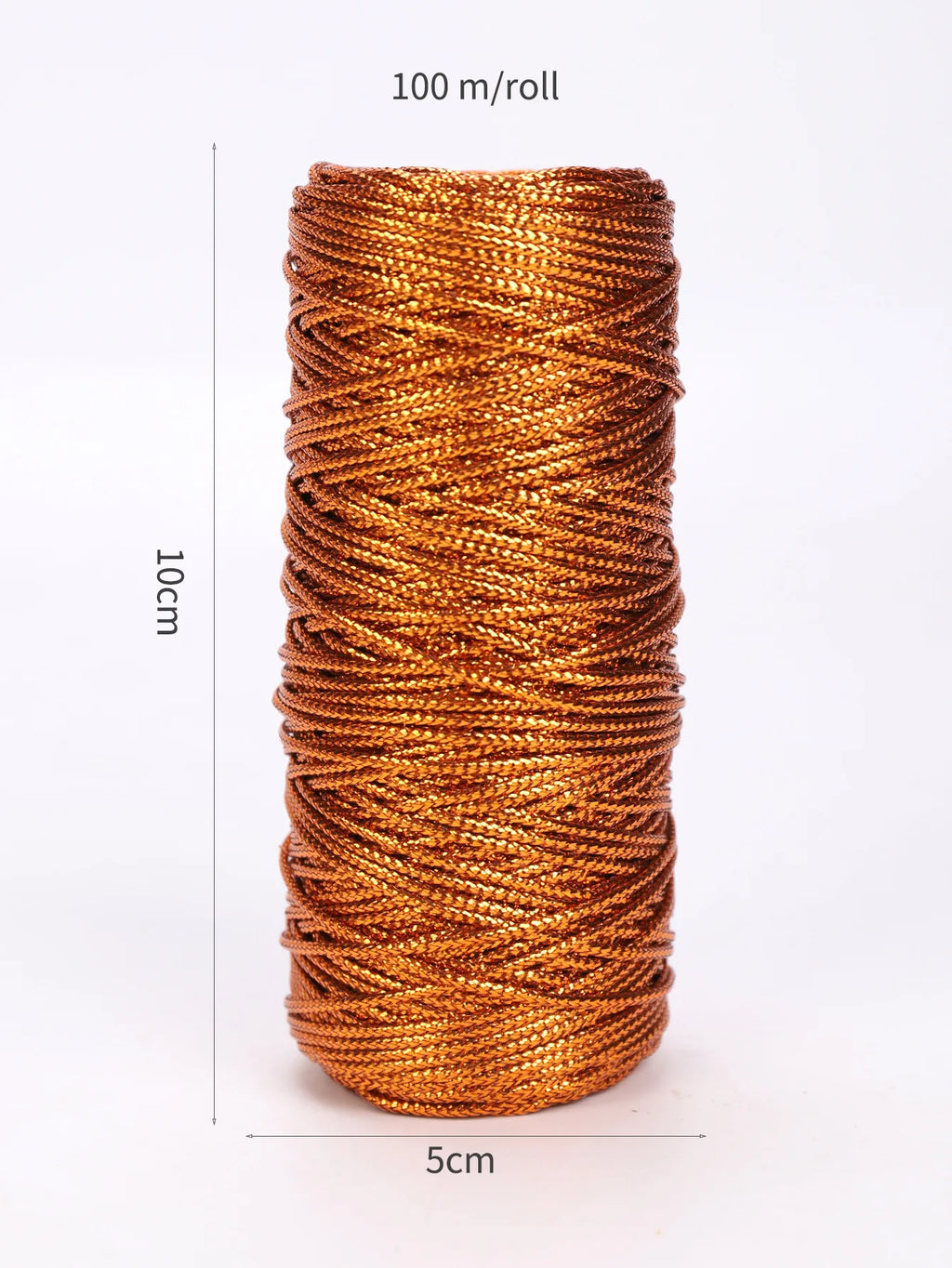 1.5mm 100m Rope Gold Silver Cord Gift Packaging String For Jewelry Making Lanyard Thread Cord DIY Bracelet Christmas Home Decor